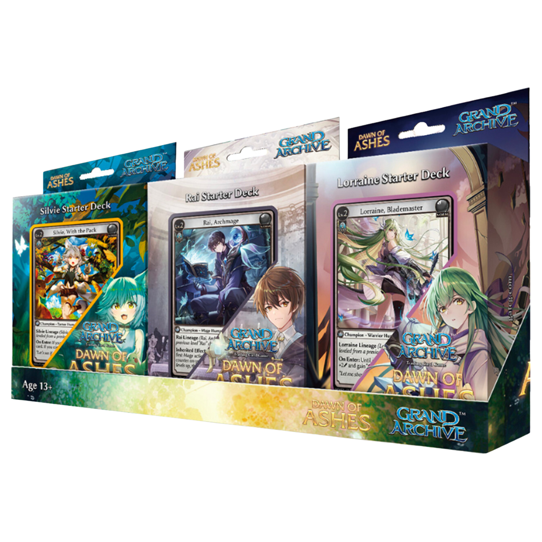 Grand Archive TCG: Dawn of Ashes - Starter Deck (Set of 3) TCGStadium Grand Archive TCG: Dawn of Ashes - Starter Deck (Set of 3) TCGStadium